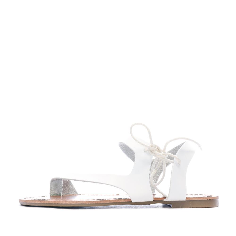 Sandales Blanche Femme Beppi Casual pas cher