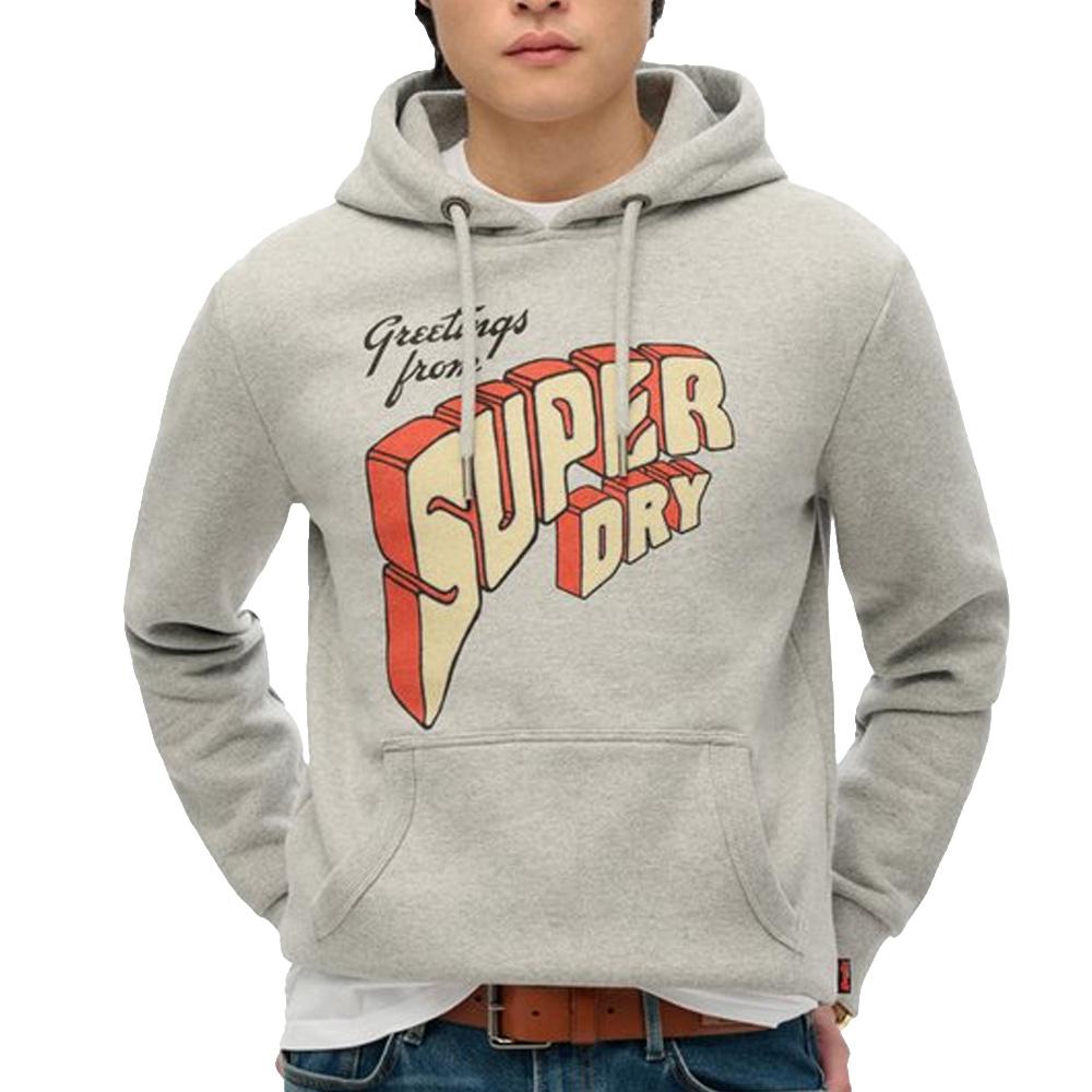 Sweat Gris Homme Superdry North pas cher