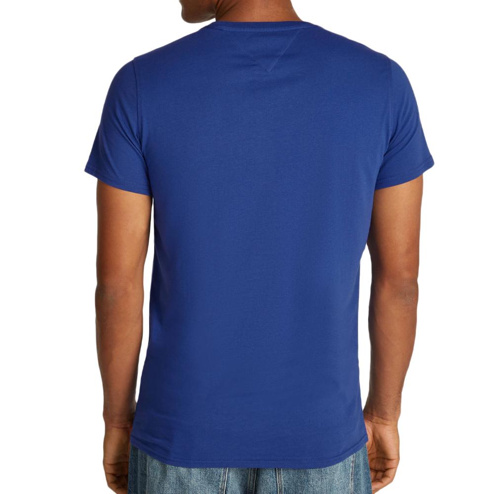 T-shirt Bleu Electrique Homme Tommy Hilfiger Orig Jersey 2CH vue 2