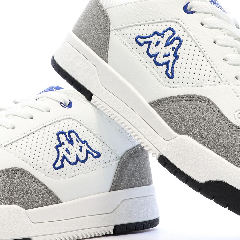 Baskets Blanches/Bleu Homme Kappa Logo Manis vue 7