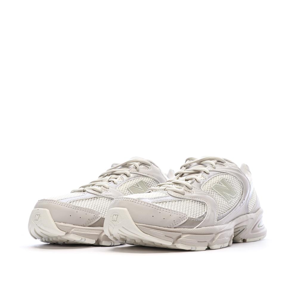 New Balance 530 Baskets Ecru Homme vue 6