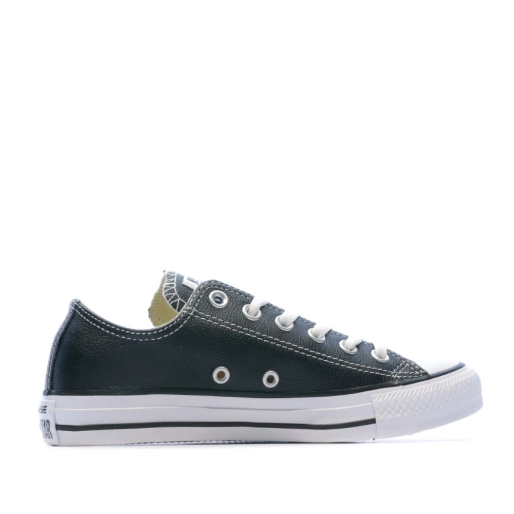 Baskets Cuir Noires Homme Converse All Star vue 2