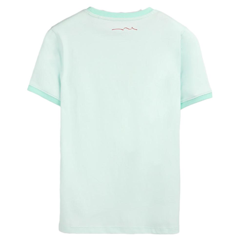 T-shirt Vert Menthe Garçon Teddy Smith 61007493D vue 2