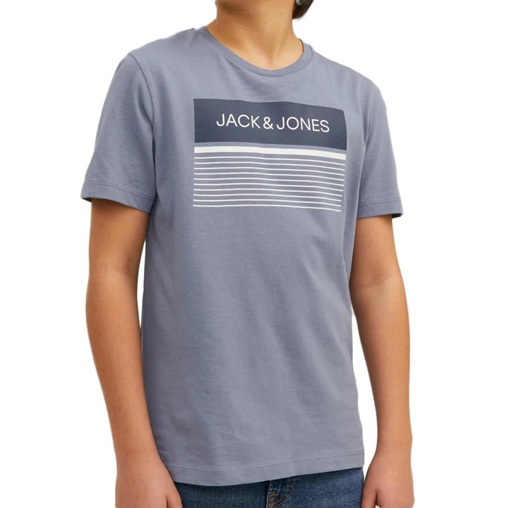 T-shirt Bleu Garçon Jack & Jones Travis pas cher