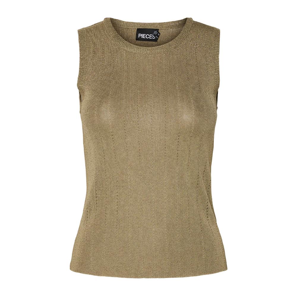 T-Shirt Kaki Femme Pieces Pcsalima pas cher