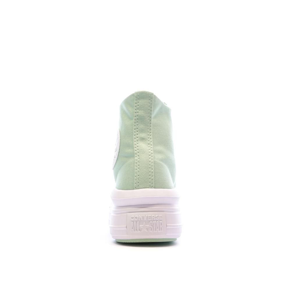 Baskets Vertes Femme Converse All Star Motion vue 3