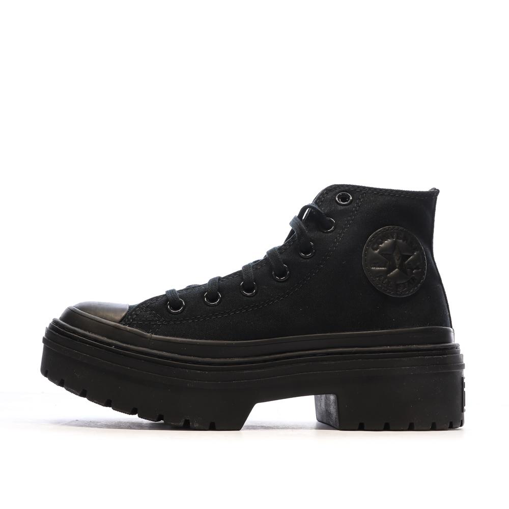 Baskets Noires Femme Converse All Star Lugged pas cher