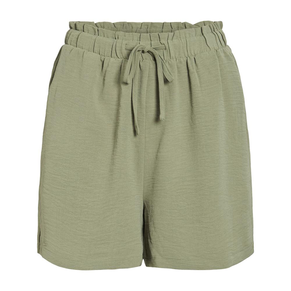 Grüne, locker sitzende Shorts für Damen von Vila Josa Ansicht 3