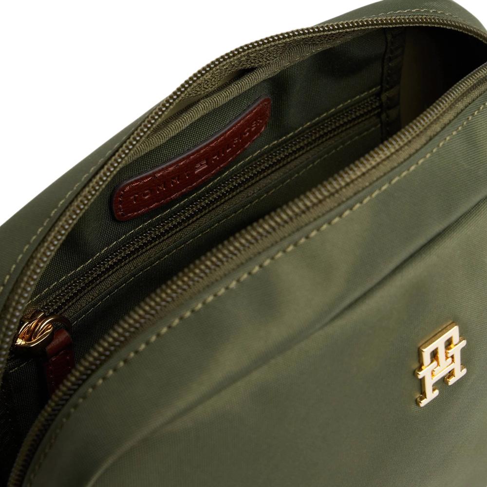 Sac bandoulière Vert Femme Tommy Hilfiger Popette Camera vue 3