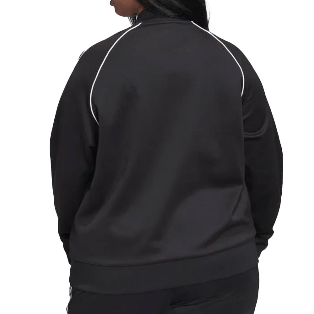 Veste Noire Femme Adidas Tracktop vue 2
