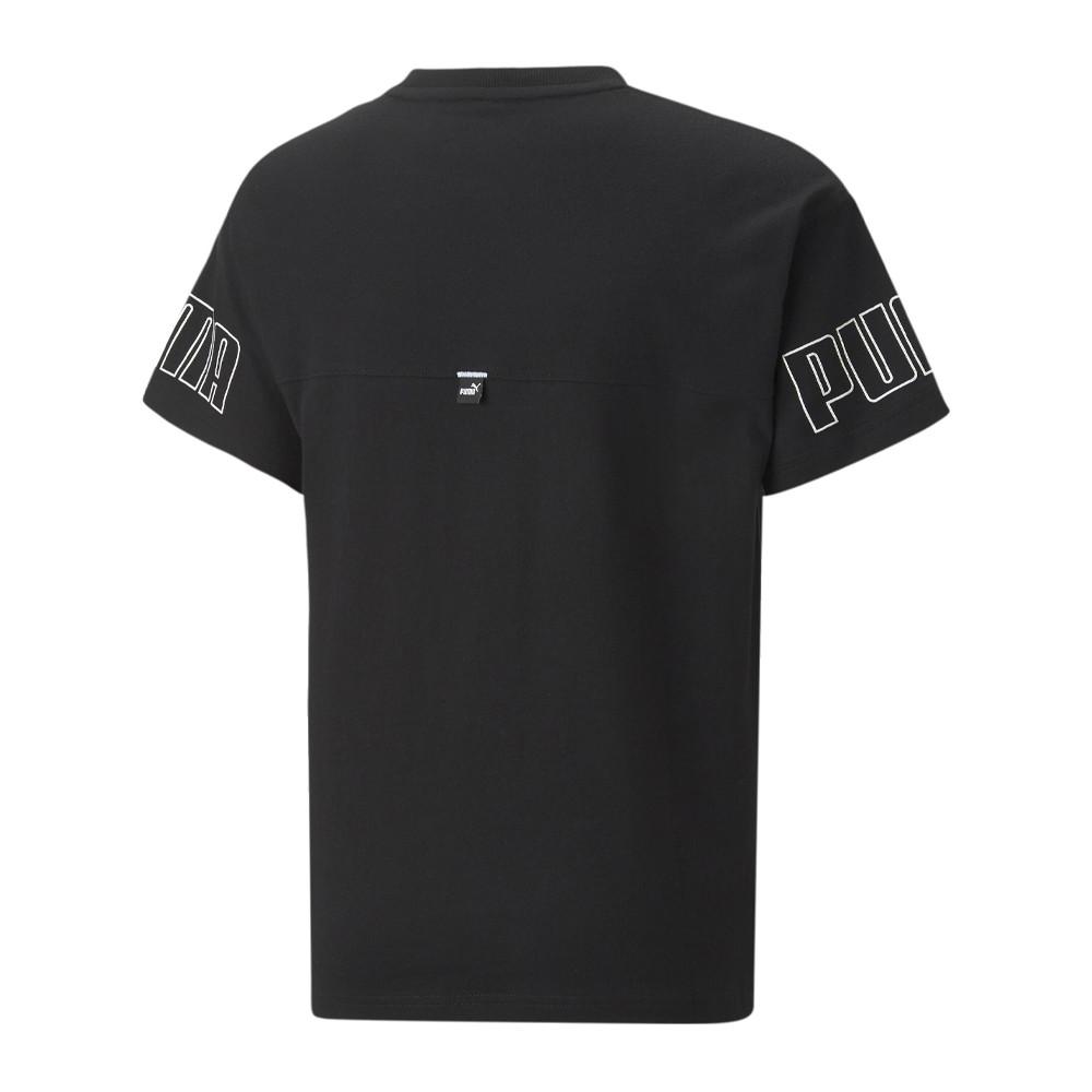 T-shirt Noir Garçon Puma Clb vue 2