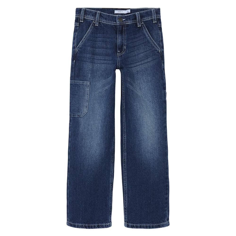 Jean Regular Bleu Foncé Fille Name it Straight 5950 pas cher