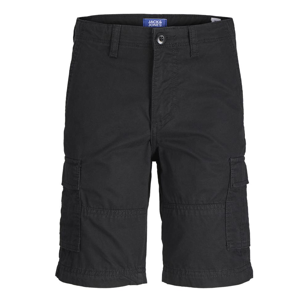 Short Noir Garçon Jack & Jones Cargo 12274580 pas cher