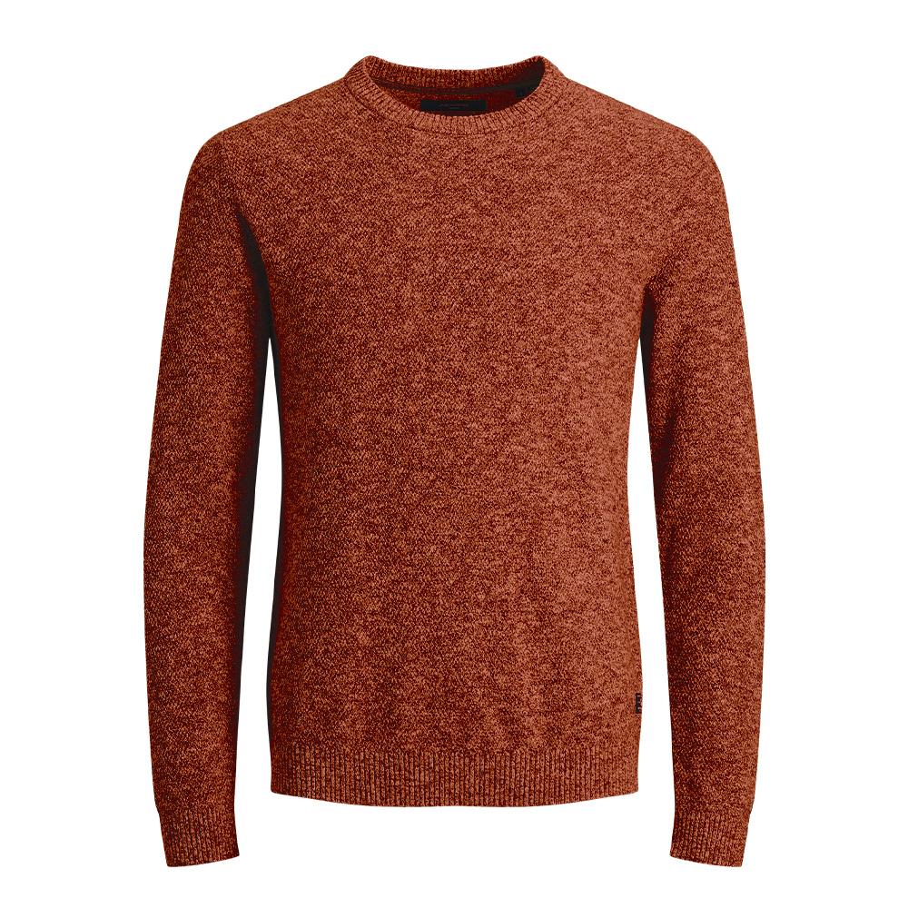Pull Orange Homme Jack & Jones Tyler pas cher