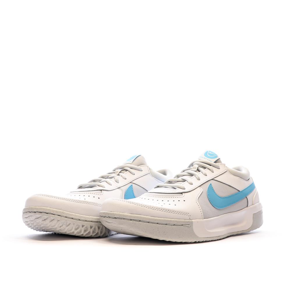 Chaussures de tennis Blanches/Bleu Homme Nike Court Lite 3 vue 6