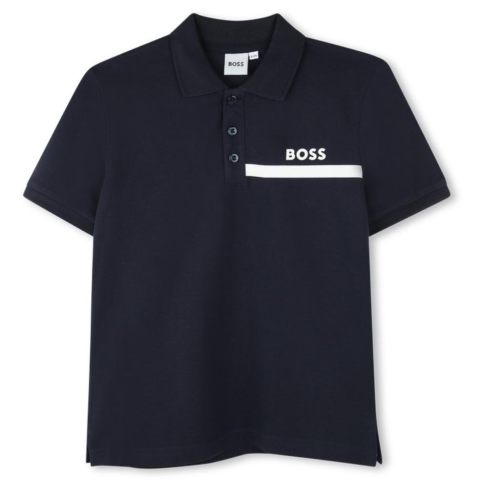 Hugo Boss J52730 Marine-Polo für Jungen günstig