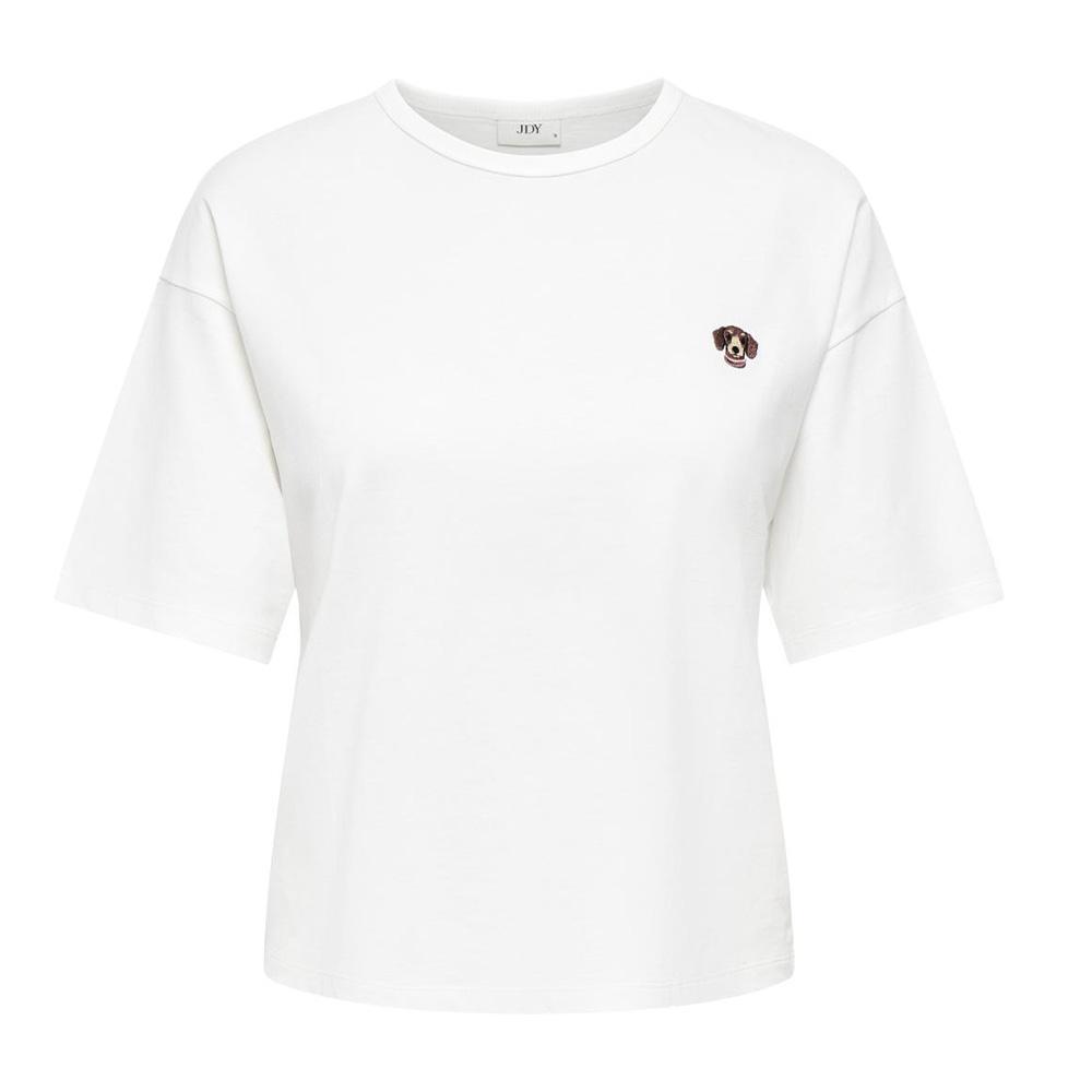 Camiseta blanca de mujer JDY Cally ver 3