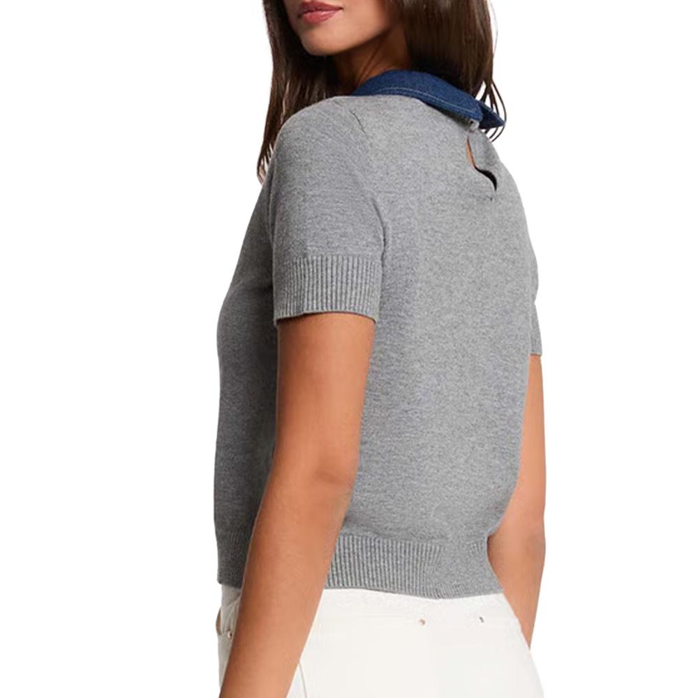 Polo Gris Femme Morgan MJANO vue 2