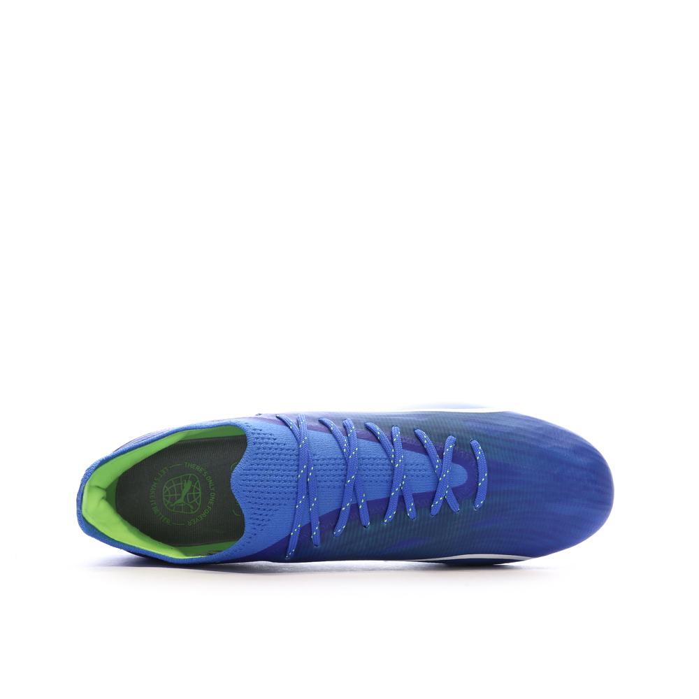 Chaussures de Foot Bleues Homme Puma Ultra Ultimate MxSG vue 4