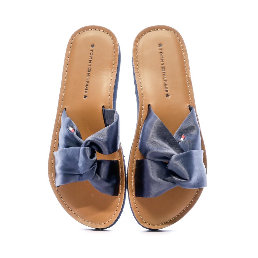Sandales Marine Femme Tommy Hilfiger Satin Elevated Beach vue 3