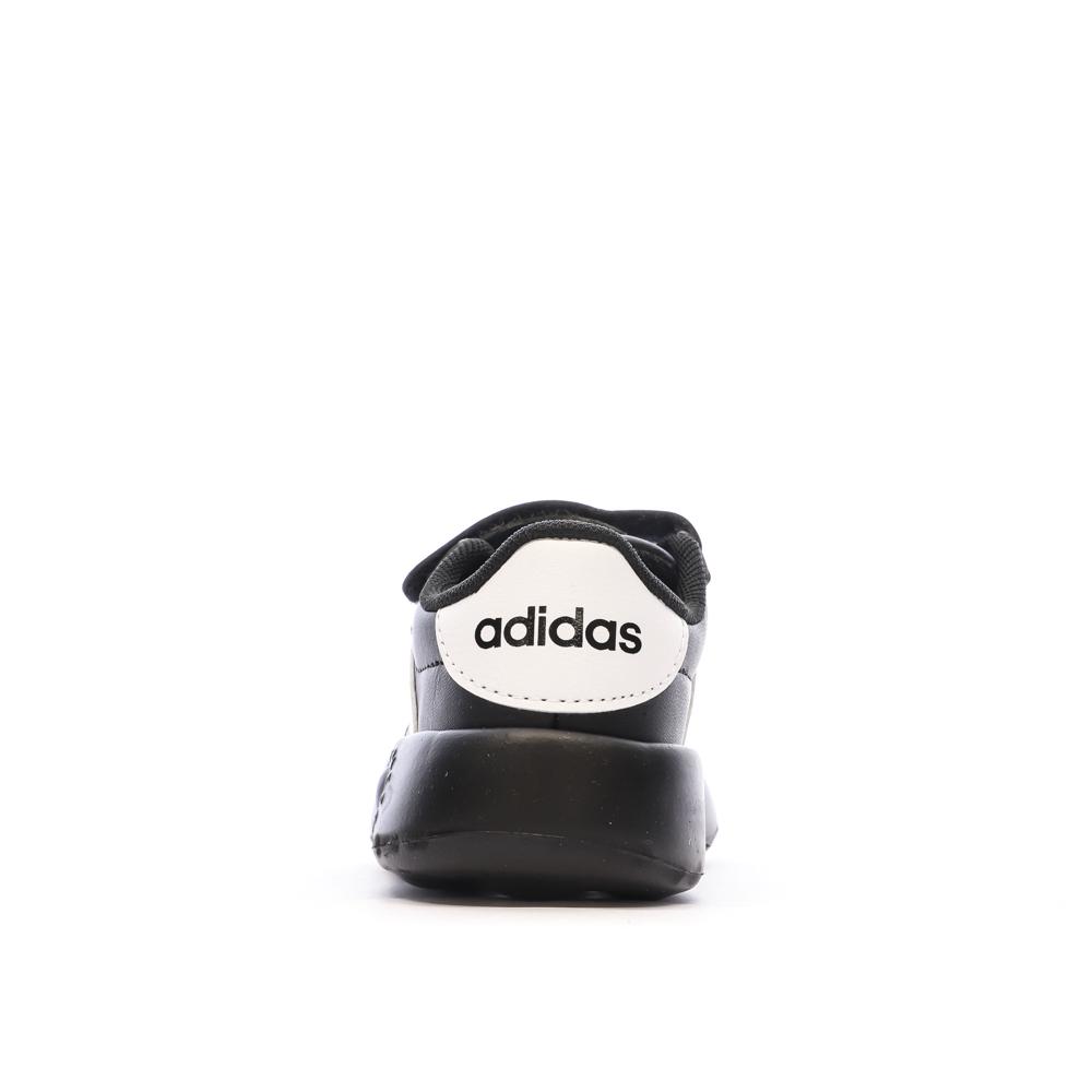 Baskets Noir/Blanche Enfant Adidas Advantage Cf I vue 3
