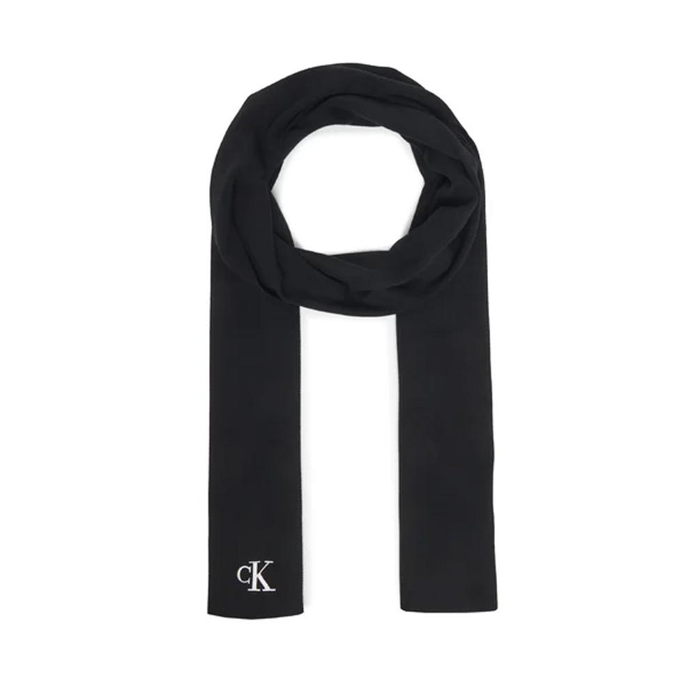 Echarpe Noire Mixte Calvin Klein Jeans Ck Fine pas cher