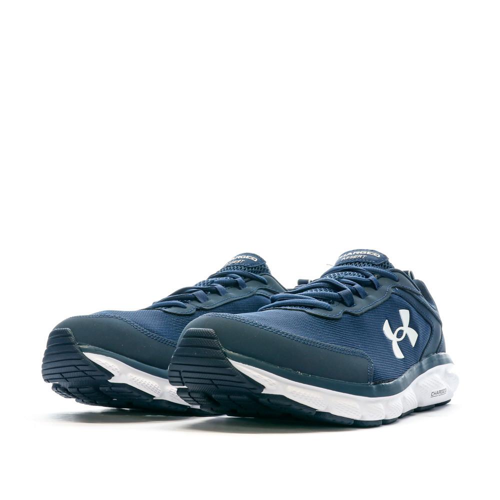 Chaussures de running Marine/Blanc Homme Under Armour Charged Assert 9 vue 6