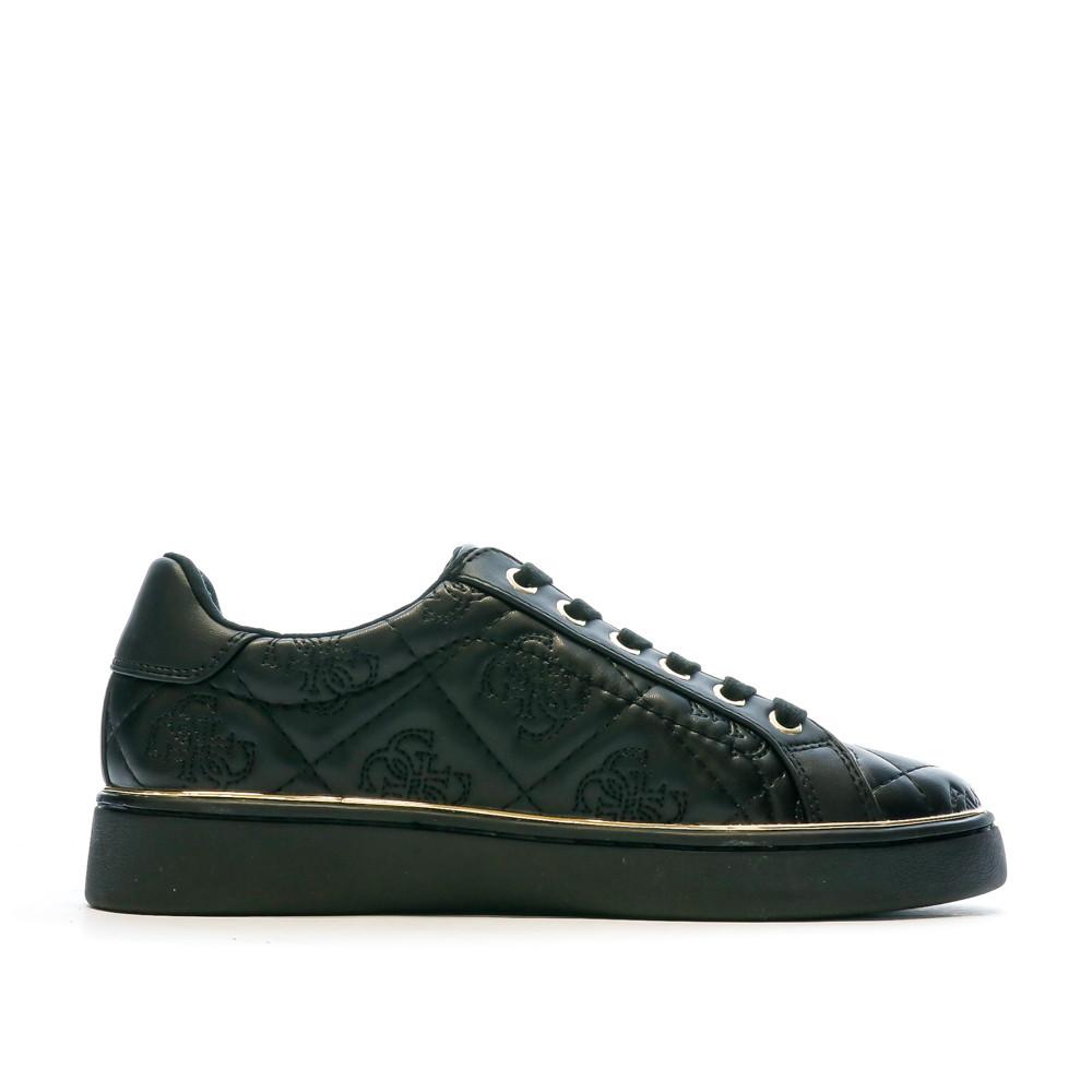 Baskets Noir Femme Guess Beckie vue 2