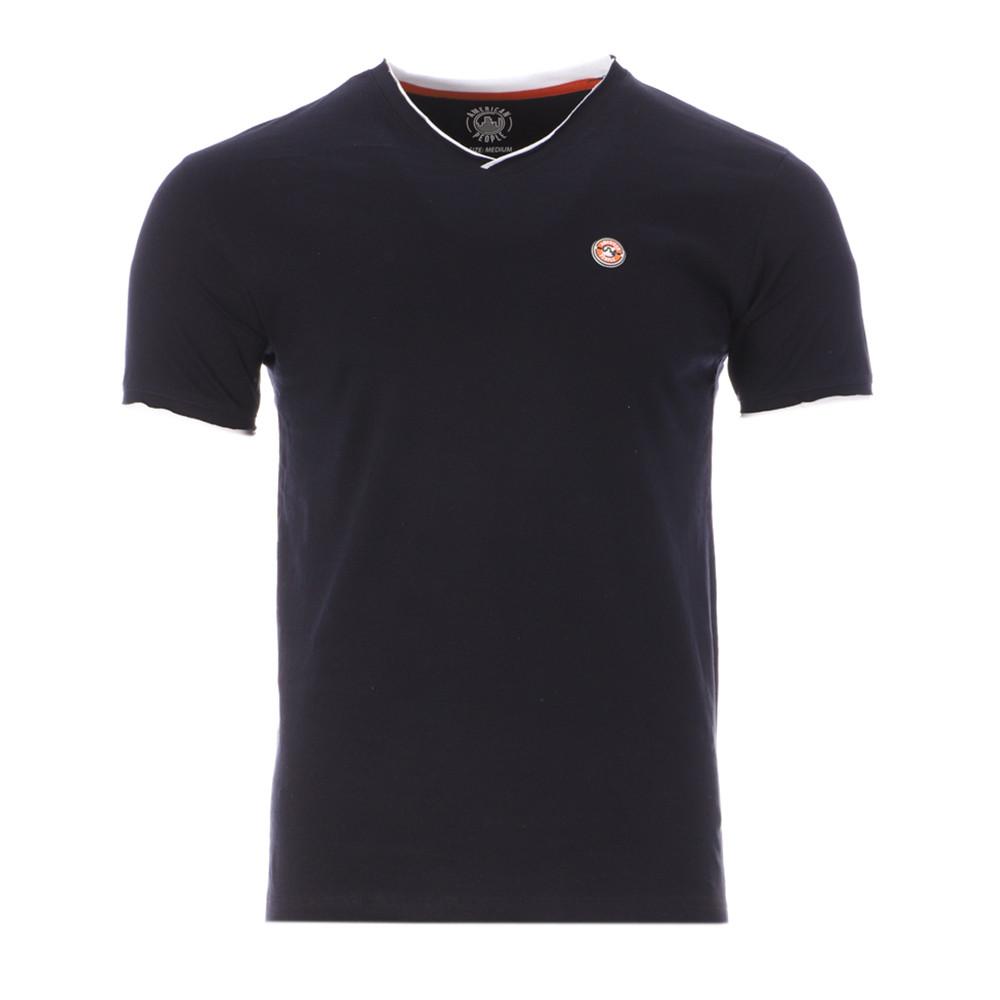 T-shirt Marine Homme American People Tinet pas cher