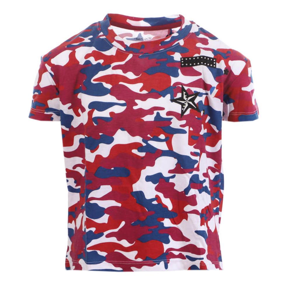 T-shirt Imprimé Camouflage Fille Teddy Smith Tarmy pas cher