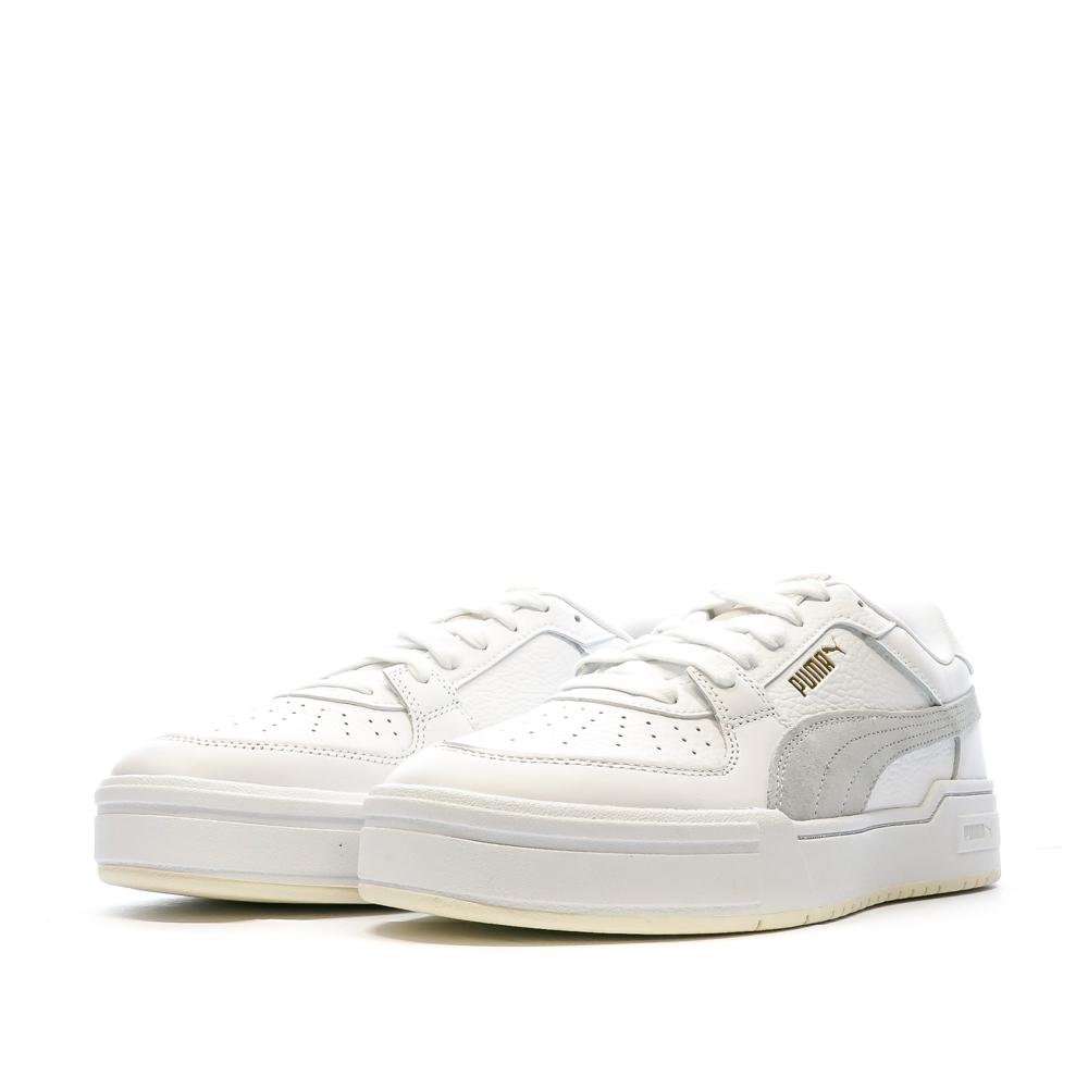 Baskets Blanche Homme Puma Suede vue 6