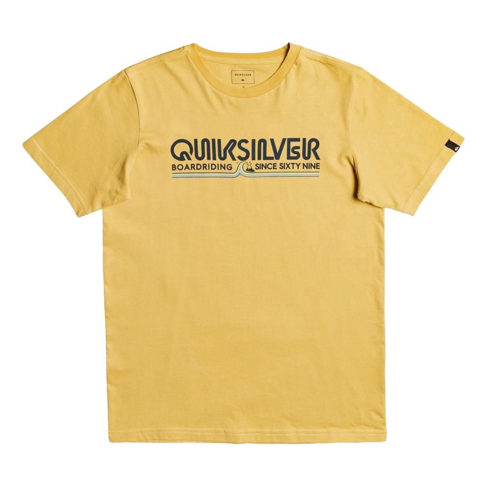T-shirt Jaune Garçon Quiksilver Like Gold pas cher