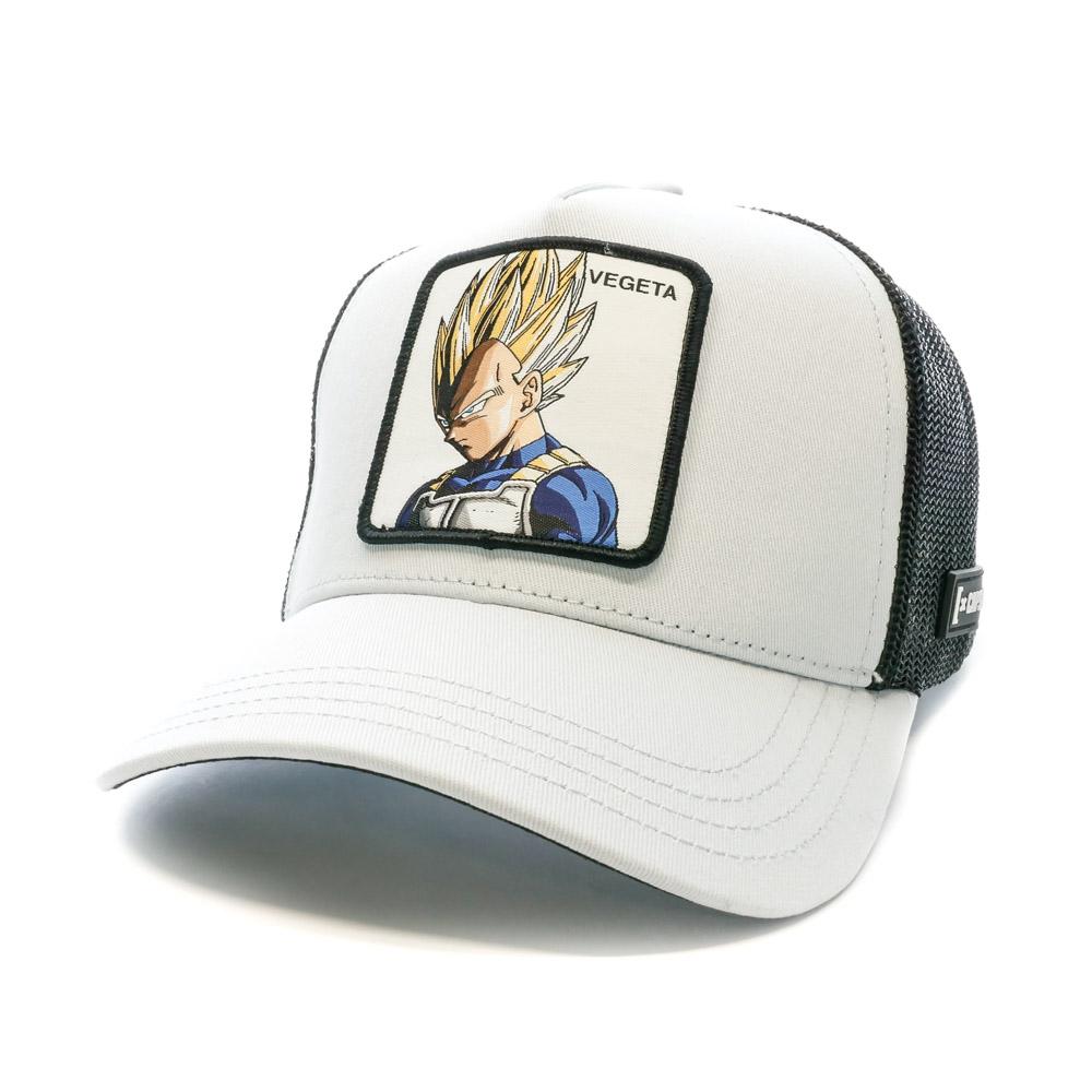 Casquette Noire/Blanche Homme Capslab Vegeta pas cher