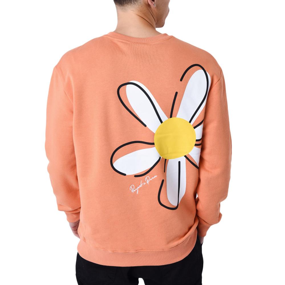 Sweat Orange Homme Project X ParisFleurs vue 2