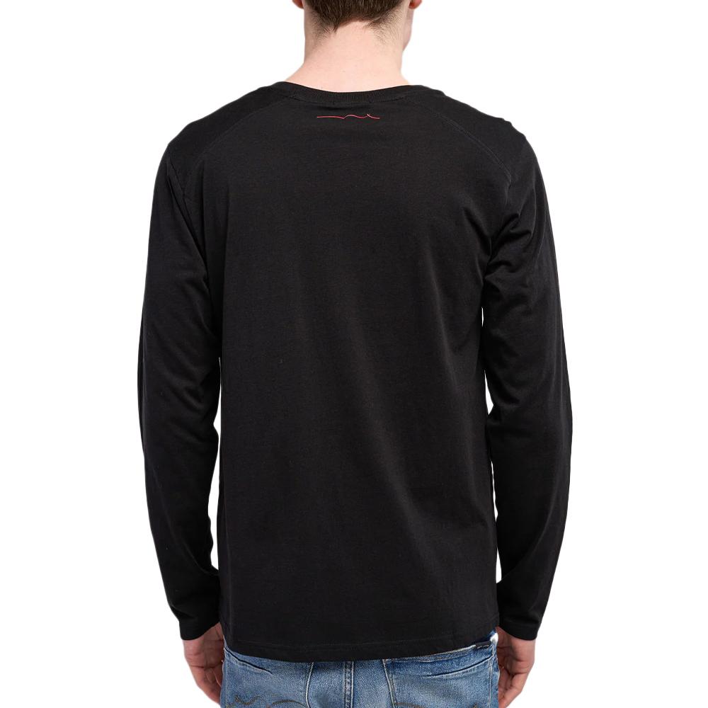 T-Shirt Noir Homme Teddy Smith John vue 2