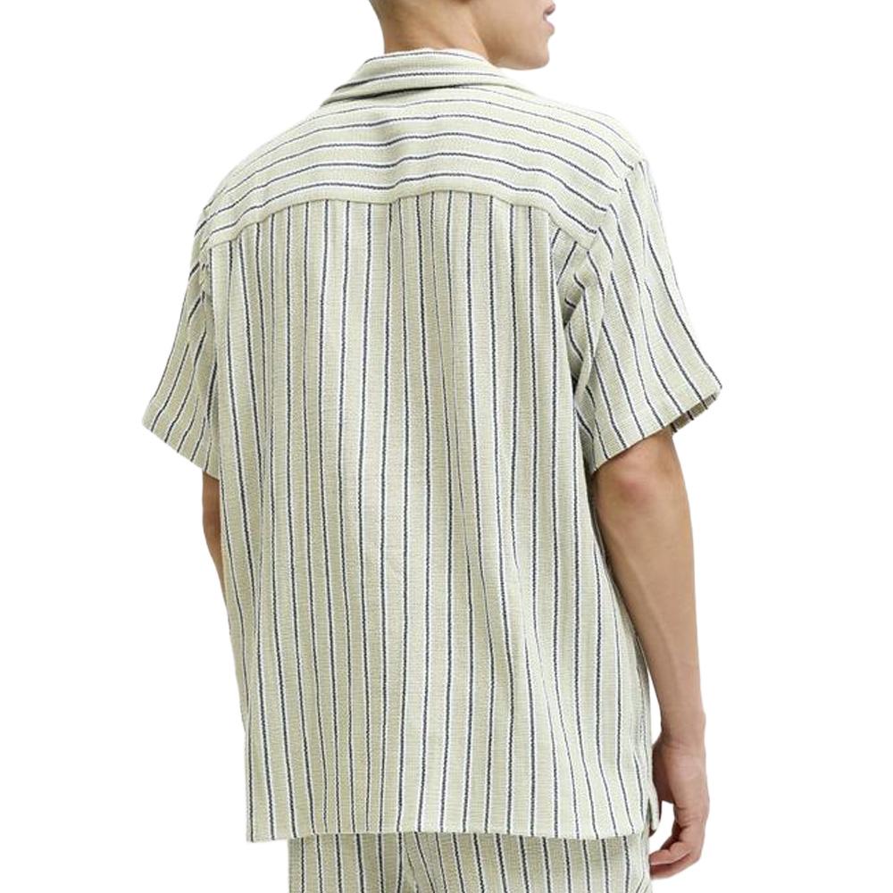 Chemise Rayure Vert/Marine Homme Jack & Jones Stripe Resort vue 2