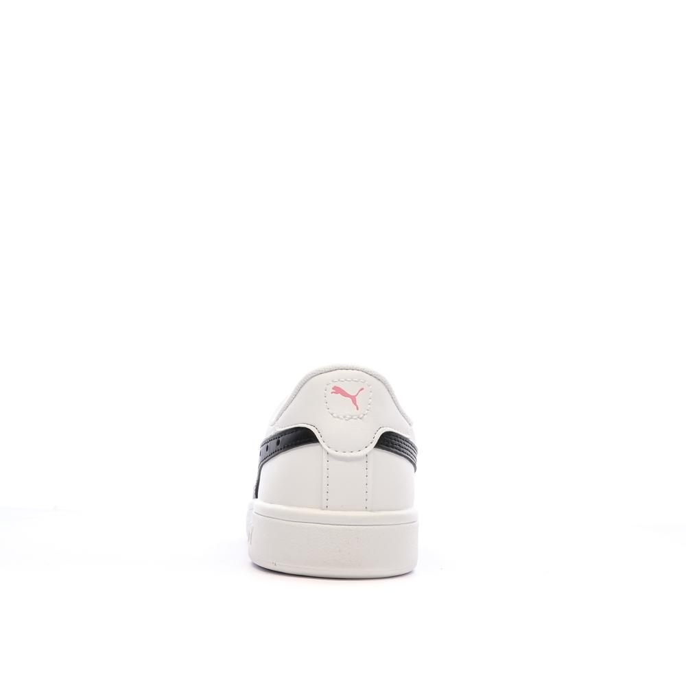 Baskets Blanc/Noir Fille Puma Smash 3.0 Dance Party vue 3
