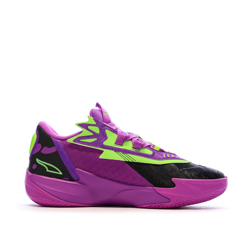 Chaussures de Basketball Violet Homme Puma Scoot Zeros Purple vue 2