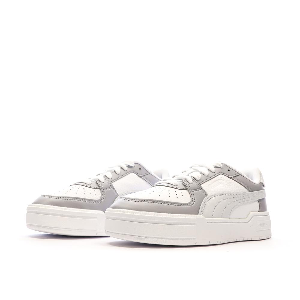 Baskets Blanche/Gris Femme Puma 394749-02 vue 6