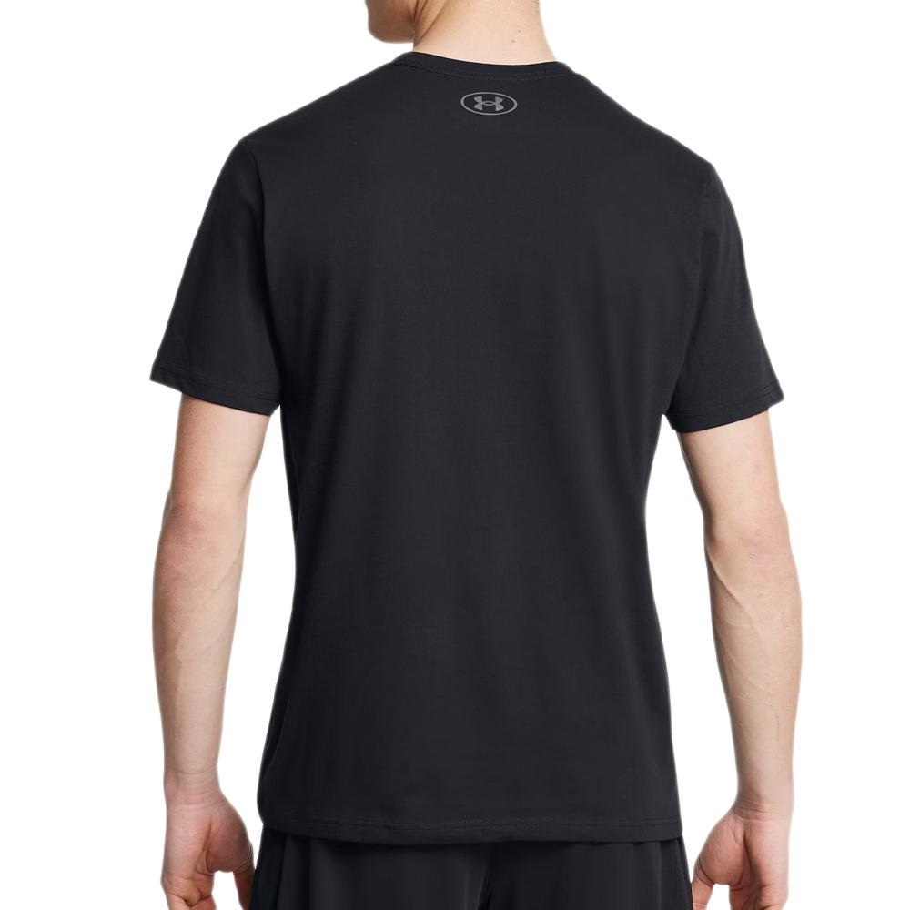 T-Shirt Noir Homme Under Armour Boxed Updated vue 2