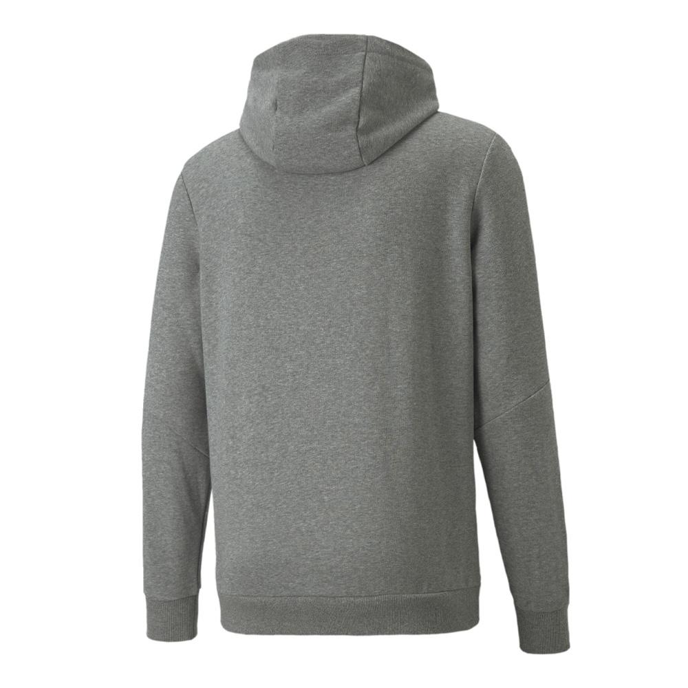 Sweat Gris Homme Puma Hoodie vue 2