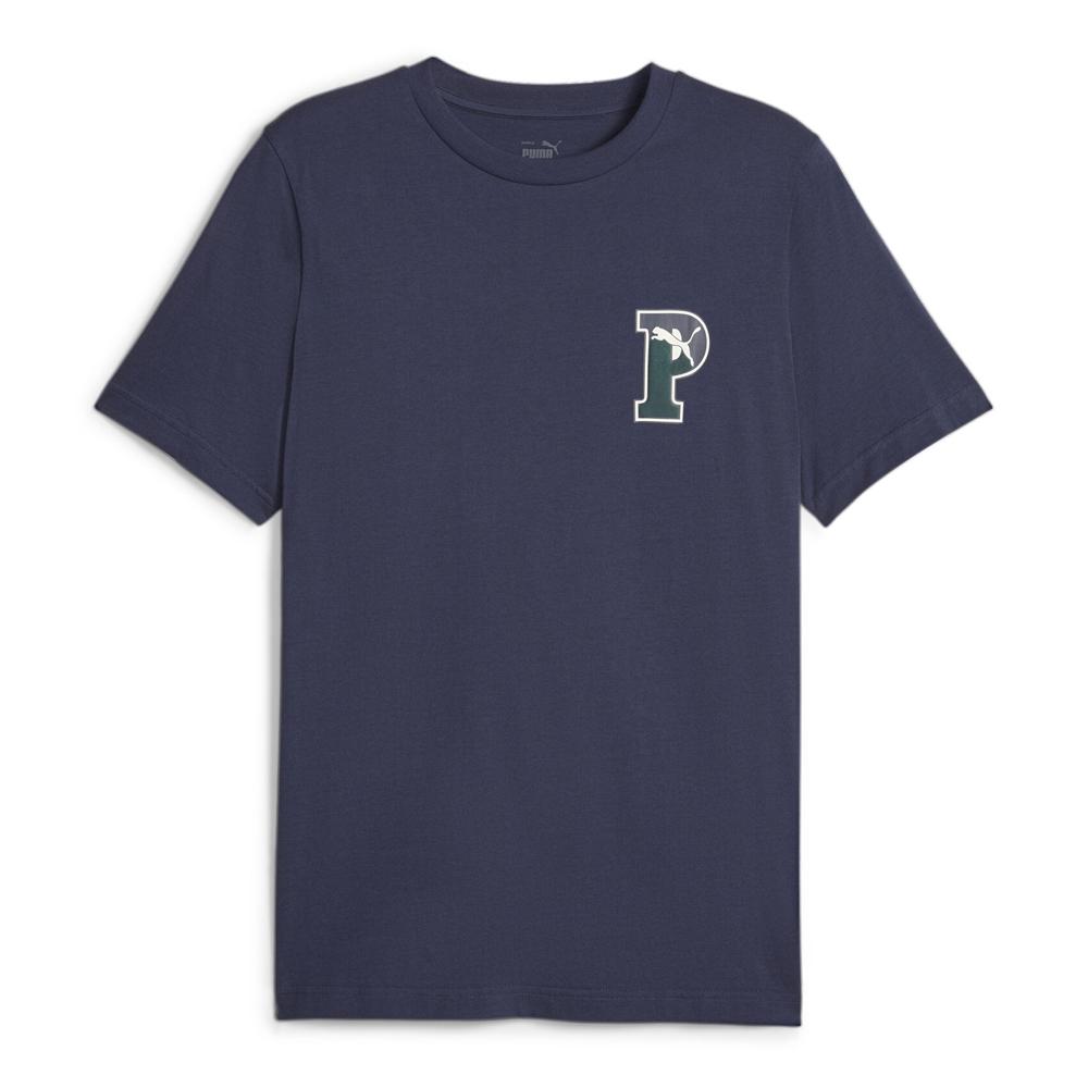 T-shirt Marine Homme Puma Squad Badge pas cher