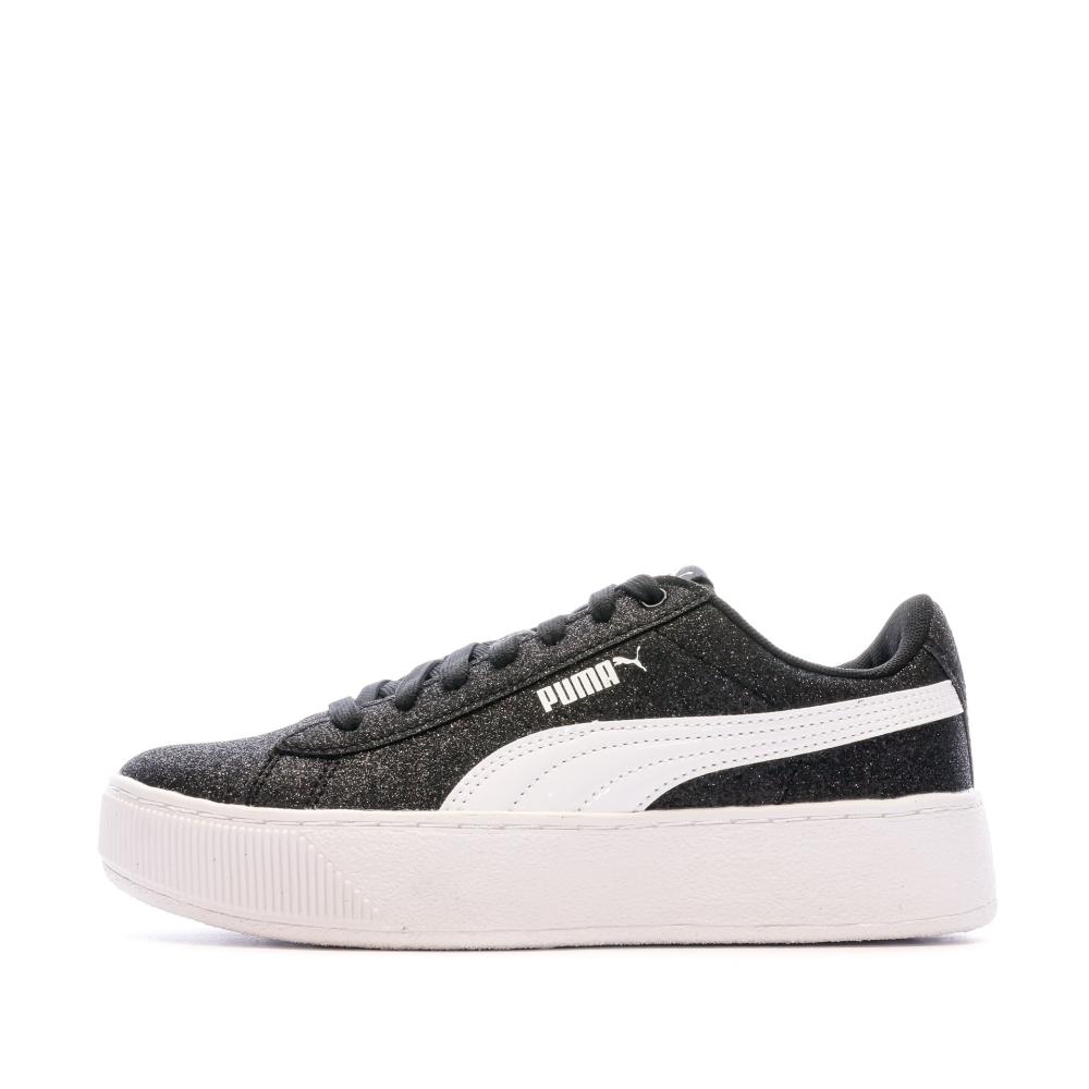 Baskets Noire Femme Puma Vikky pas cher