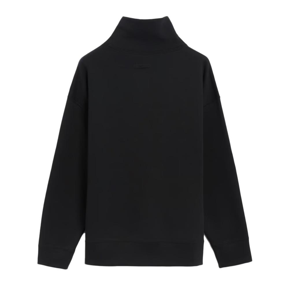 Sweat Noir Homme Nike Turtle Neck vue 2