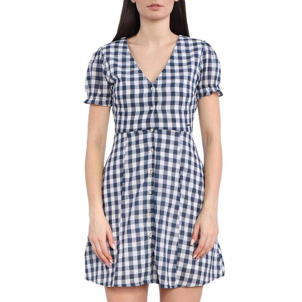 Robe Blanche/Marine Femme Pepe jeans Aliyah pas cher