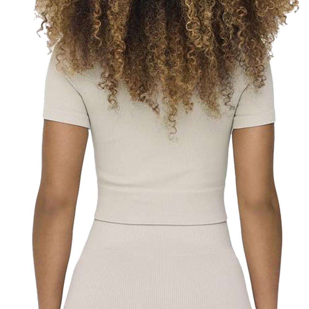 Top Beige Femme Only Jaia vue 2