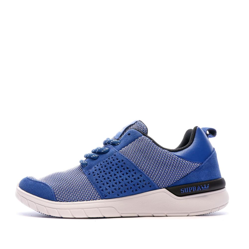 Baskets Bleues Homme Supra Scissor pas cher
