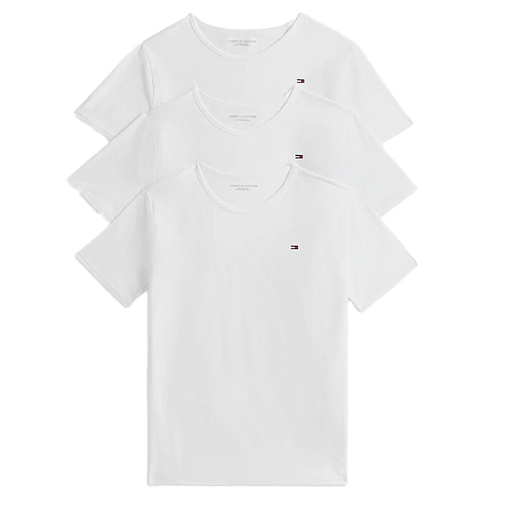 3x T-Shirt Blanc Homme Tommy Hilfiger UM0UM03379 vue 2