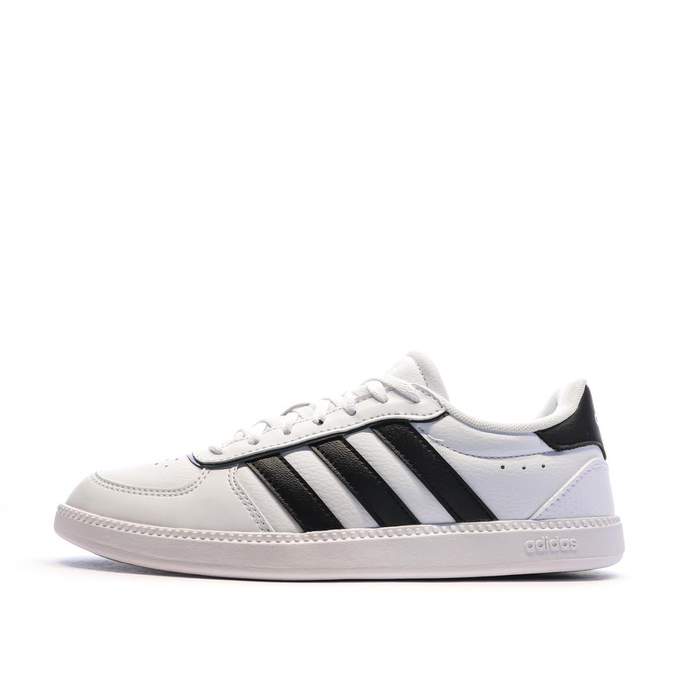 Baskets Blanches/Noir Femme Adidas Breaknet Sleek pas cher