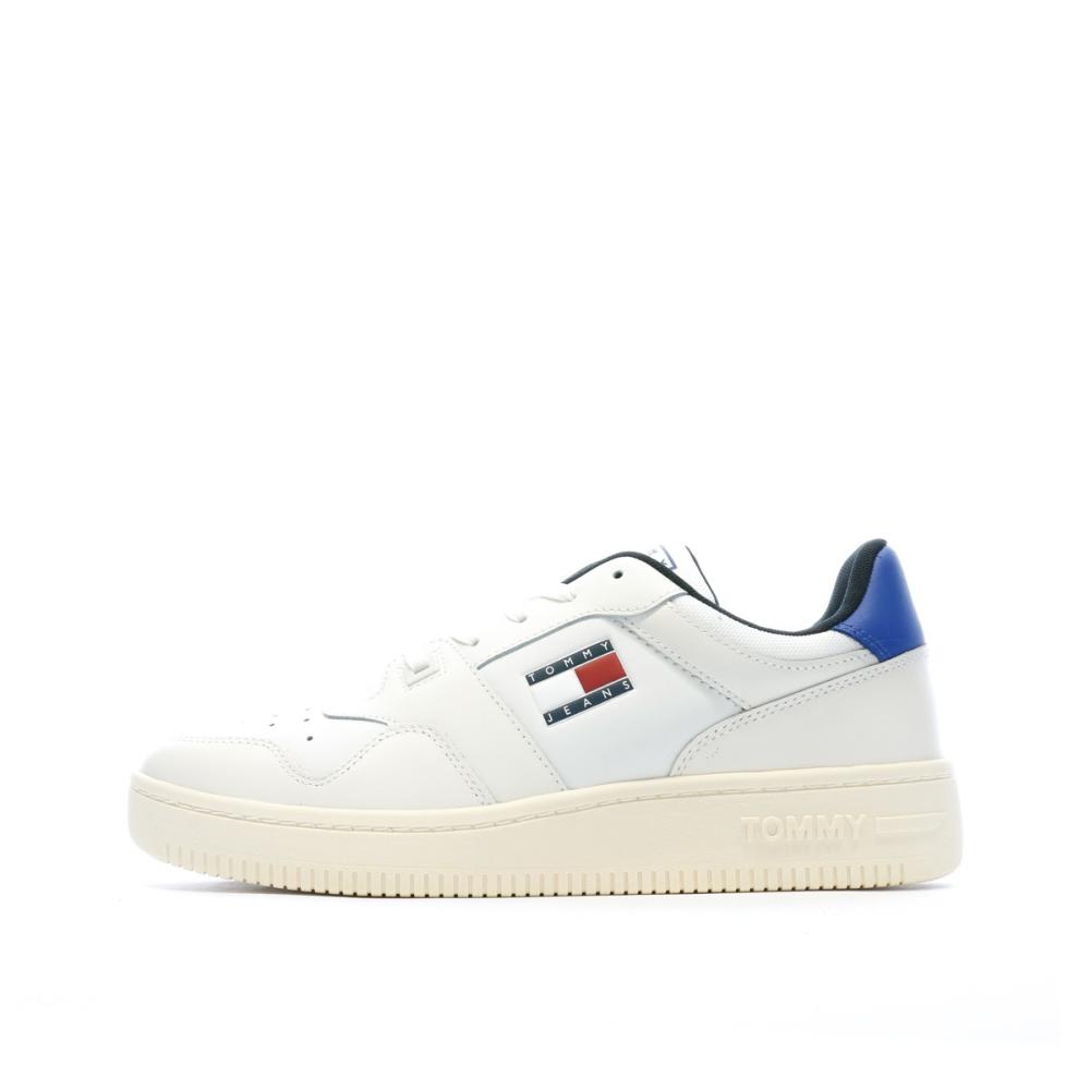 Baskets Blanche Homme Tommy Hilfiger TMH pas cher